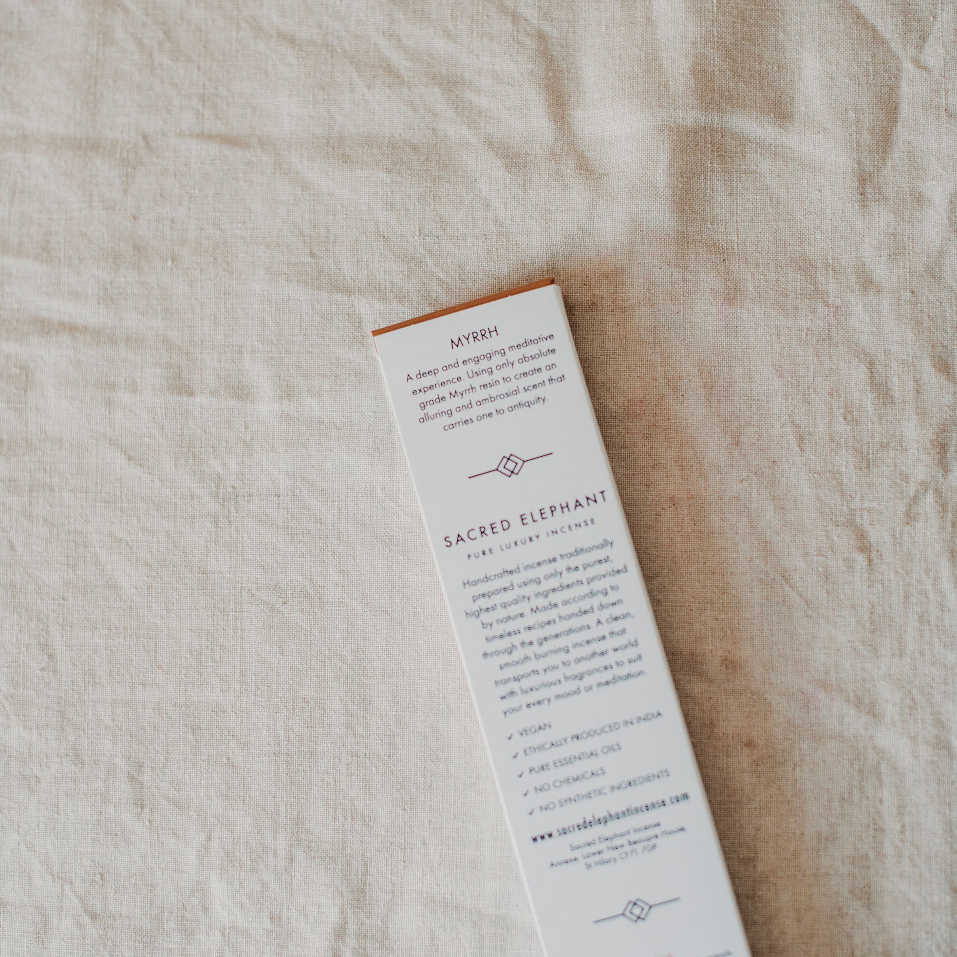 Sacred Elephant Luxury Räucherstäbchen Myrrh