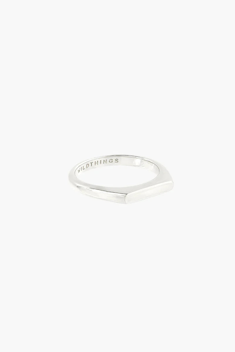 Wildthings Collectables Ring Tiny Bar Silber