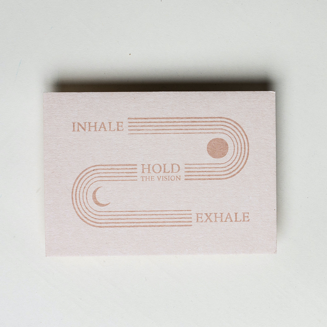Postkarte Inhale Exhale
