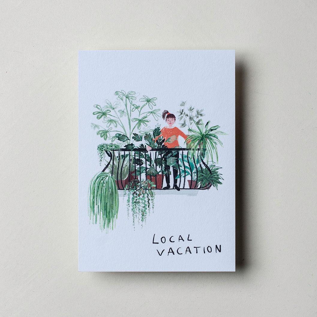 Local Vacation Postkarte