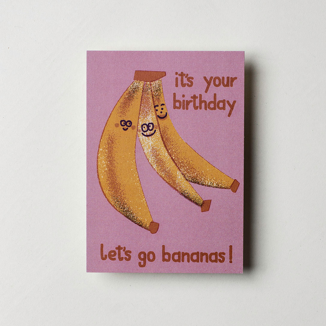 Postkarte Bananas