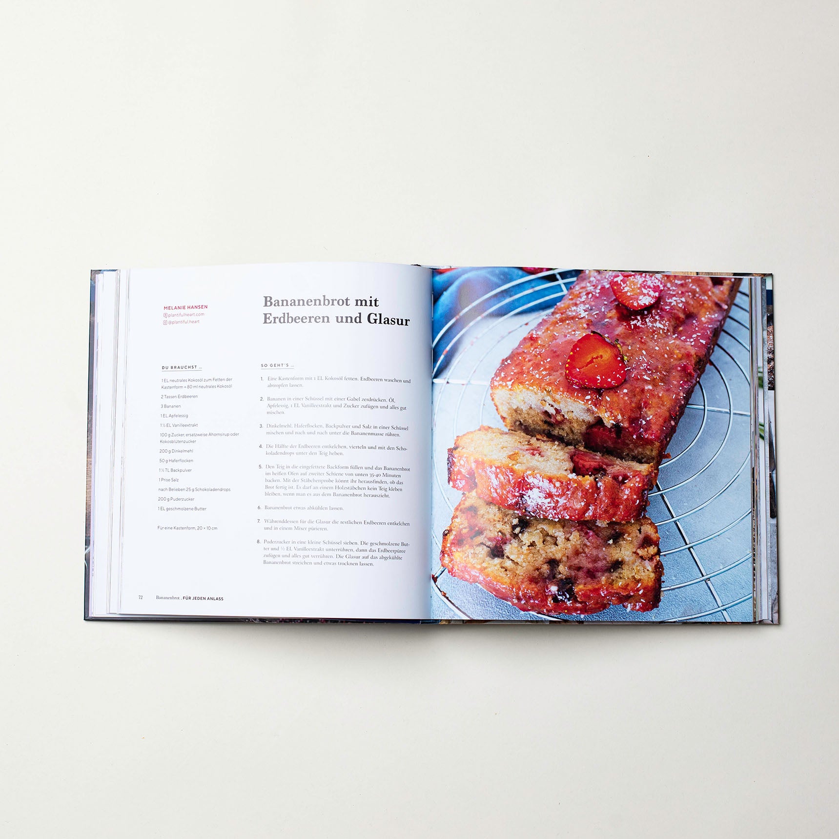 Buch von Callwey "Bananenbrot" "Back dich glücklich". 