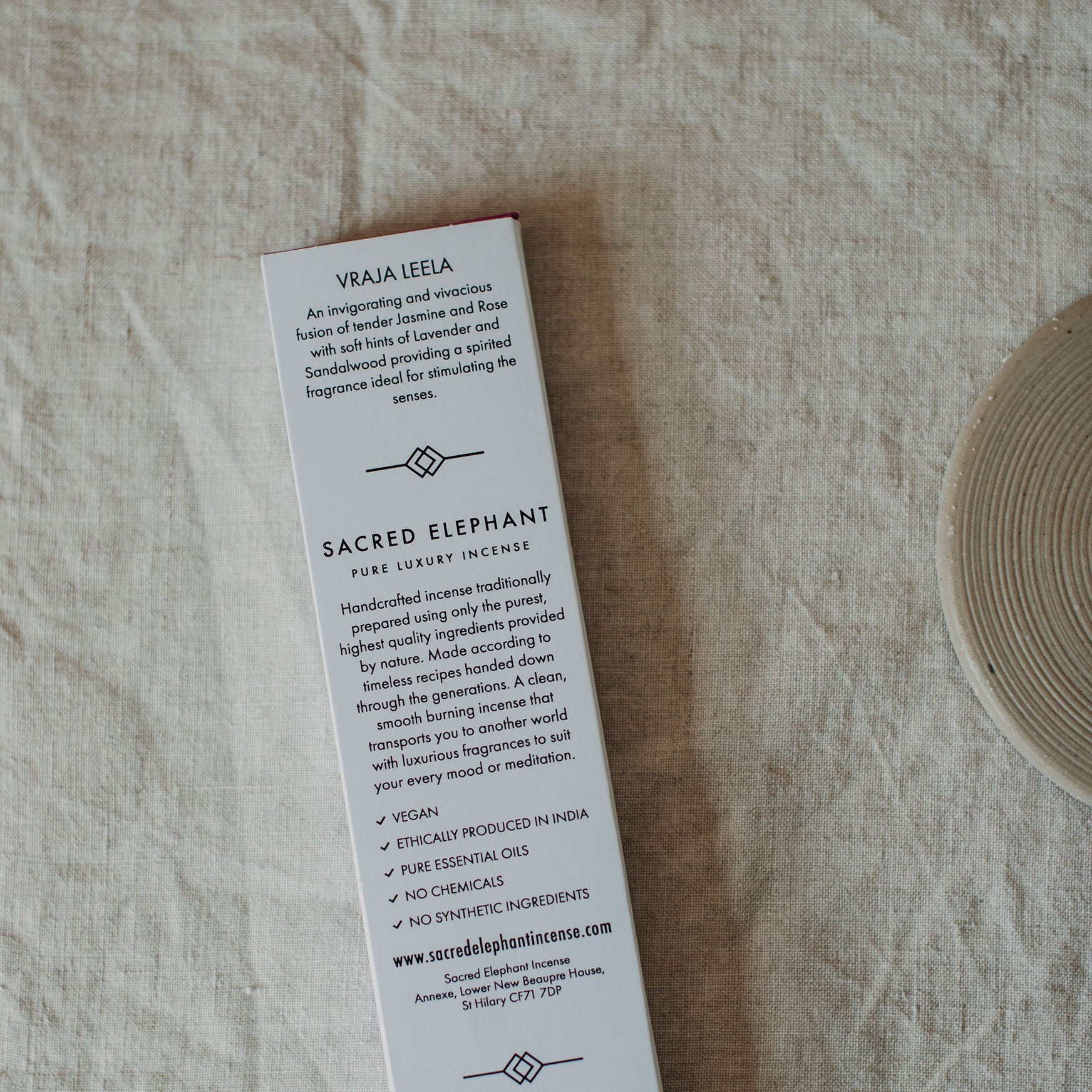 Sacred Elephant Luxury Räucherstäbchen Vraja Leela