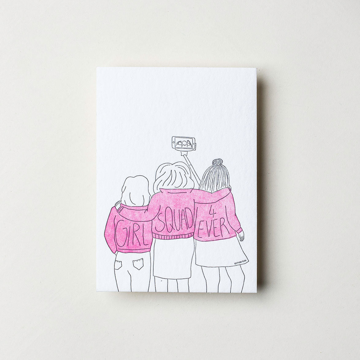 Postkarte Girl Squad