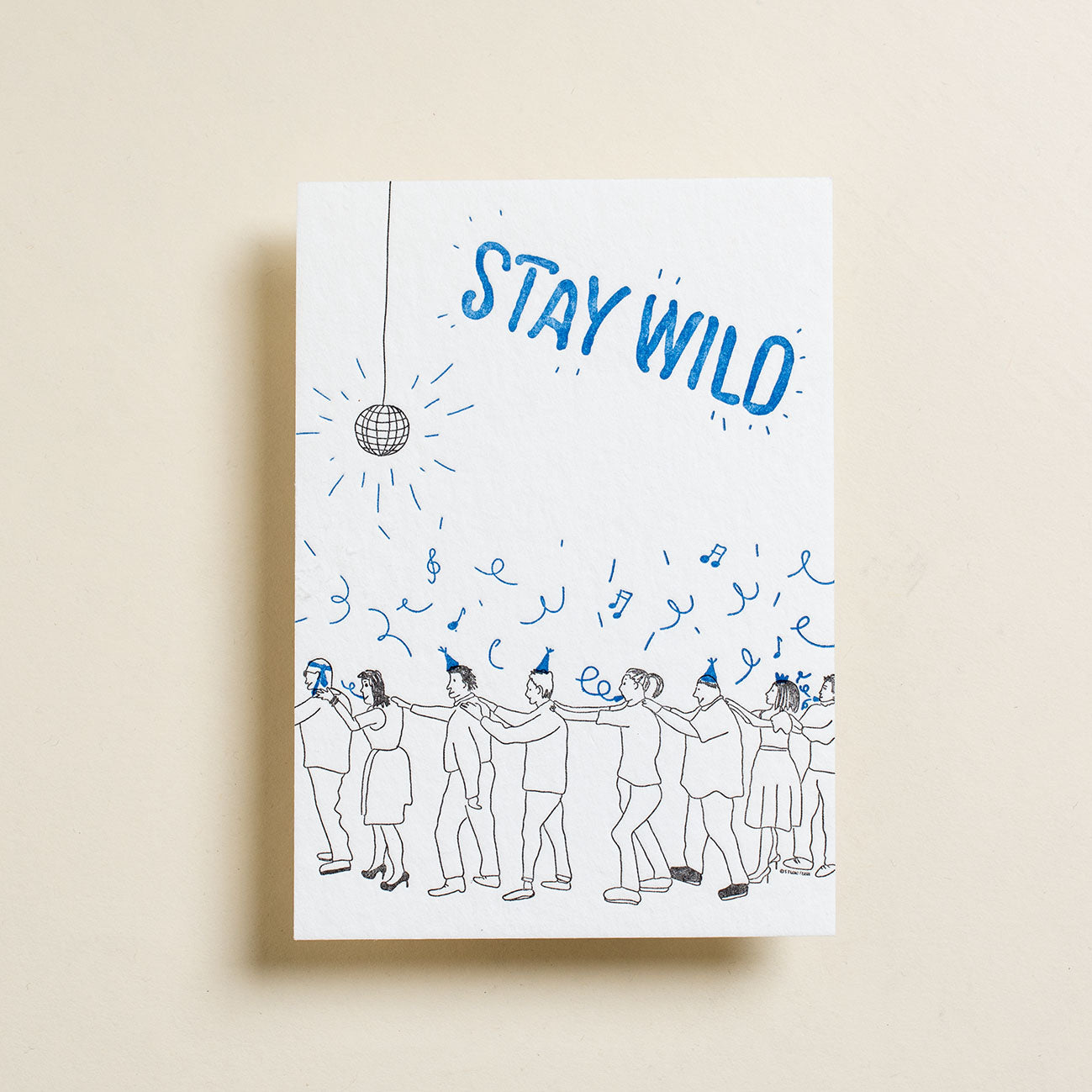 Postkarte Stay Wild