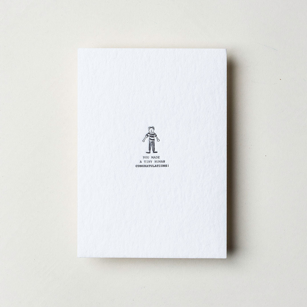 Postkarte Tiny Human
