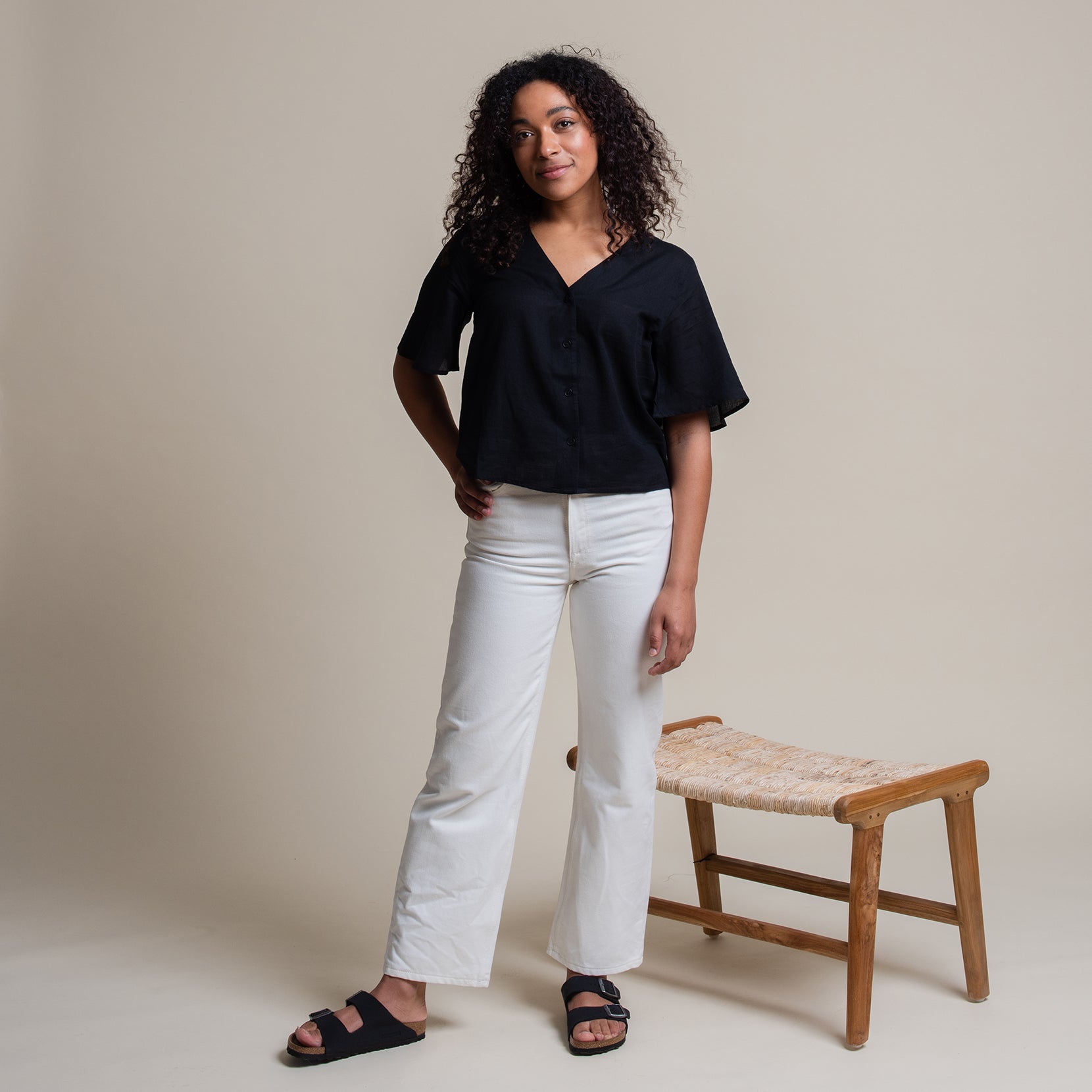 Nudie Jeans Clean Eileen Recycled White